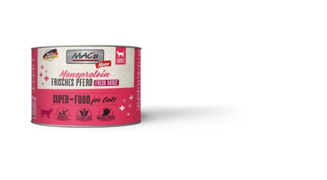 ARDEBO.de MACs Cat Mono Frisches Pferd 200g