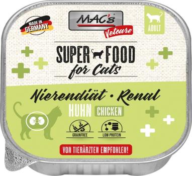 ARDEBO.de MACs Cat Vetcare Huhn Nierendiät 100g