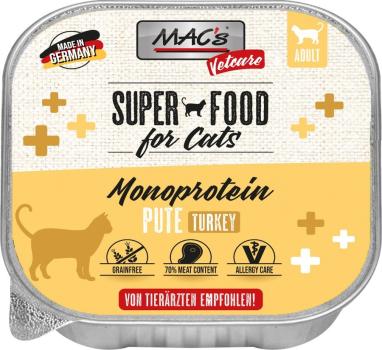 ARDEBO.de MACs Cat Vetcare Mono Pute 100g