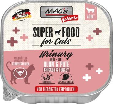 MACs Cat Vetcare Urinary Huhn & Pute 100g (Menge: 16 je Bestelleinheit)