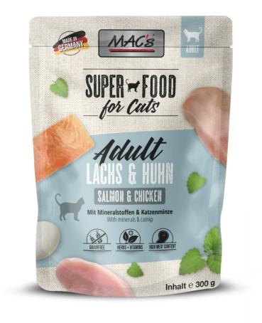 ARDEBO.de MACs Cat Pouch Lachs & Huhn 300g