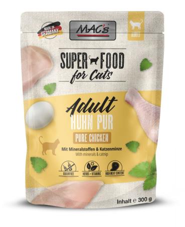 ARDEBO.de MACs Cat Pouch Huhn Pur 300g