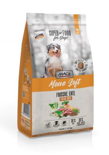 ARDEBO.de MACs Dog Mono Soft Frische Ente 1,5kg