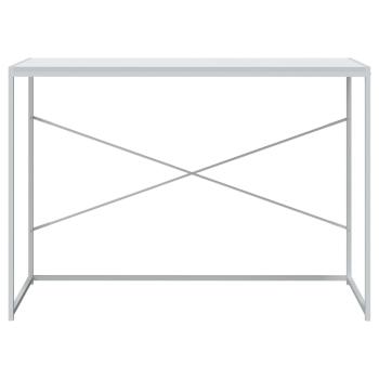 Computertisch Weiß 110x60x70 cm Holzwerkstoff