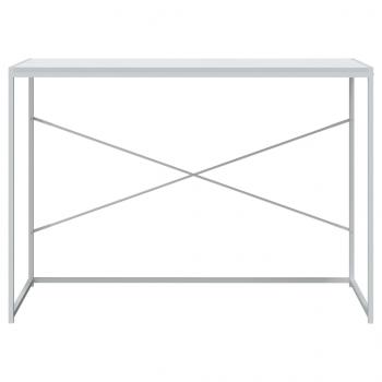 Computertisch Weiß 110x60x70 cm Holzwerkstoff