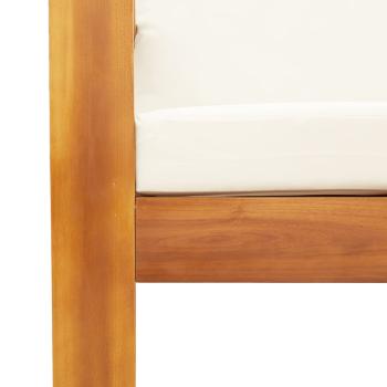 ARDEBO.de - 10-tlg. Garten-Sofagarnitur mit Kissen Massivholz Akazie