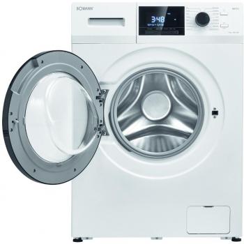 Bomann WA 7111 10kg Frontlader Waschmaschine, 60 cm breit, 1400 U/Min, 16 Programme, Schaumregulierung, Fremdkörperfalle, weiß