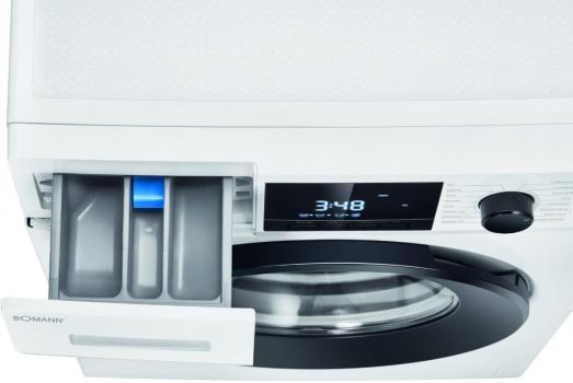 Bomann WA 7111 10kg Frontlader Waschmaschine, 60 cm breit, 1400 U/Min, 16 Programme, Schaumregulierung, Fremdkörperfalle, weiß