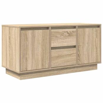 TV-Schrank mit LED-Leuchten Sonoma-Eiche 100x41x50 cm