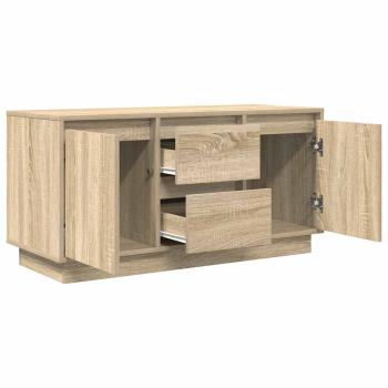 TV-Schrank mit LED-Leuchten Sonoma-Eiche 100x41x50 cm