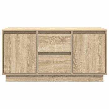 TV-Schrank mit LED-Leuchten Sonoma-Eiche 100x41x50 cm