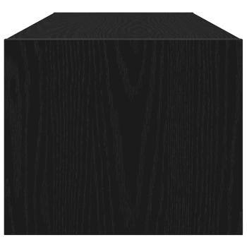 ARDEBO.de - TV-Schränke 2 Stk. Schwarz Eichen-Optik 100x31x25,5 cm