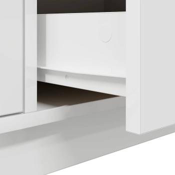 TV-Schrank mit LED-Leuchten Weiß 100x41x50 cm