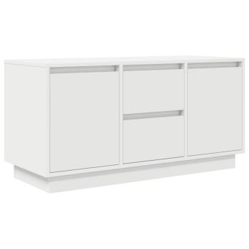 TV-Schrank mit LED-Leuchten Weiß 100x41x50 cm