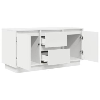 TV-Schrank mit LED-Leuchten Weiß 100x41x50 cm