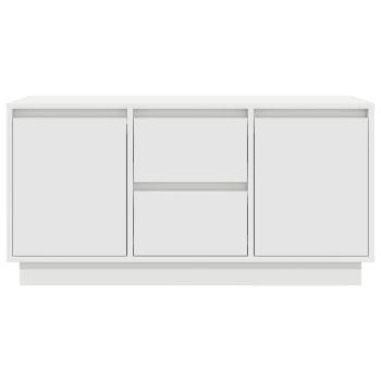 TV-Schrank mit LED-Leuchten Weiß 100x41x50 cm