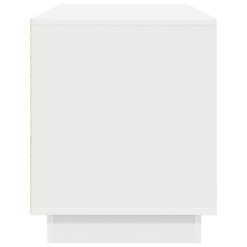 TV-Schrank mit LED-Leuchten Weiß 100x41x50 cm