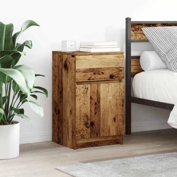 ARDEBO.de - Nachttisch Altholz-Optik 39x35x65 cm Holzwerkstoff