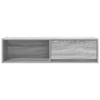 TV-Schränke 2 Stk. Grau Sonoma 100x31x25,5 cm Holzwerkstoff