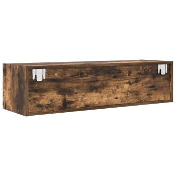 TV-Schränke 2 Stk. Räuchereiche 100x31x25,5 cm Holzwerkstoff