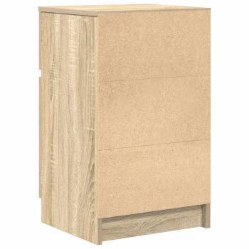 Nachttische 2 Stk. Sonoma-Eiche 39x35x65 cm Holzwerkstoff