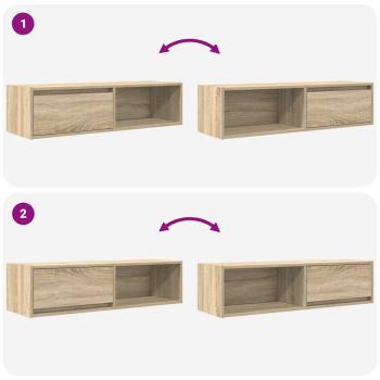 TV-Schrank Sonoma-Eiche 100x31x25,5 cm Holzwerkstoff