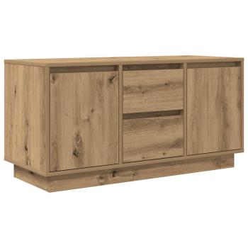 TV-Schrank mit LED-Leuchten Artisan-Eiche 100x41x50 cm