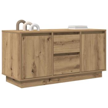 TV-Schrank mit LED-Leuchten Artisan-Eiche 100x41x50 cm