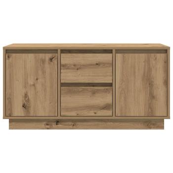 TV-Schrank mit LED-Leuchten Artisan-Eiche 100x41x50 cm