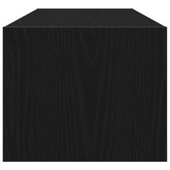 TV-Schrank Schwarz Eichen-Optik 100x31x25,5 cm Holzwerkstoff