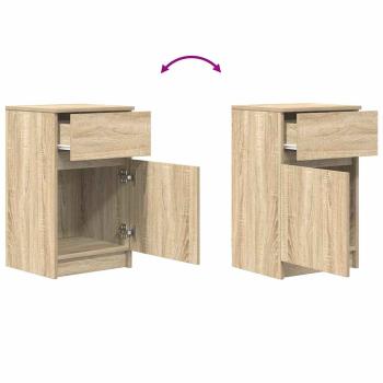 Nachttisch Sonoma-Eiche 39x35x65 cm Holzwerkstoff