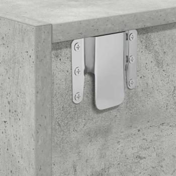 TV-Schrank Betongrau 100x31x25,5 cm Holzwerkstoff