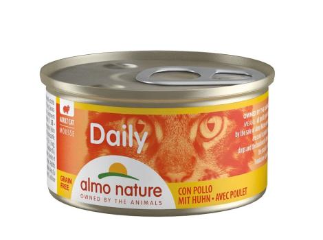 ARDEBO.de Almo Nature Daily Mousse mit Huhn 85 g