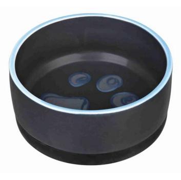 ARDEBO.de Trixie Keramiknapf Jimmy mit Gummirand 0,75 Liter / /ø 16 cm