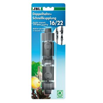 ARDEBO.de JBL Doppelhahn & Schnellkupplung 16/22