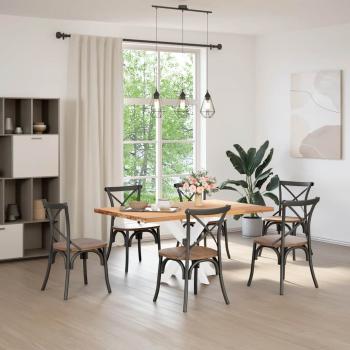 ARDEBO.de - Esstischbein in Spinnenform Weiß 85x85x(72-73) cm Stahl