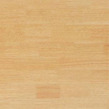 Barhocker 2 Stk. Natur Massivholz Gummibaum