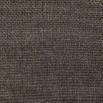 Schlafsofa 2-Sitzer mit 2 Kissen Braun Stoff