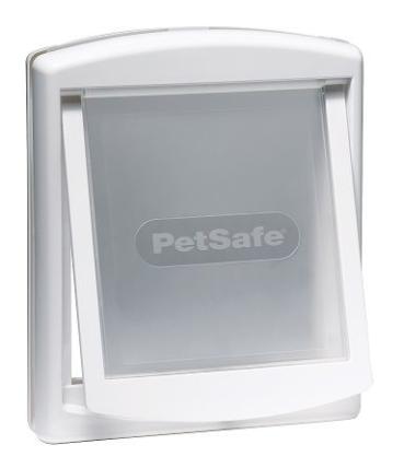 ARDEBO.de PetSafe 2-Wege Haustiertür Original M weiß