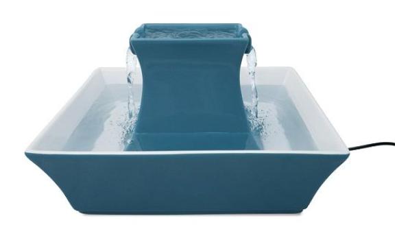 ARDEBO.de PetSafe Trinkbrunnen Drinkwell Pagoda blau