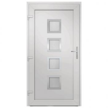 Haustür Weiß 98x208 cm PVC