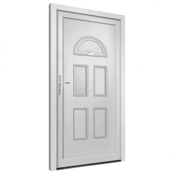 Haustür Weiß 98x208 cm PVC
