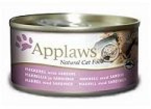 ARDEBO.de Applaws Cat Nassfutter Dose Makrele & Sardinen 70g