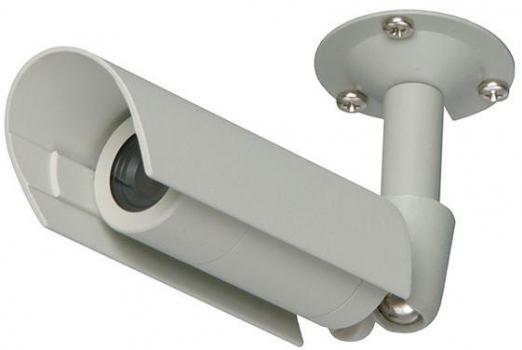 TCS FVK3220-0 Zylinderkamera, standard, mit Schutzdach, beige