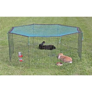 ARDEBO.de Trixie natura Freilaufgehege mit Schutznetz 62411 ø 150 x 57 cm