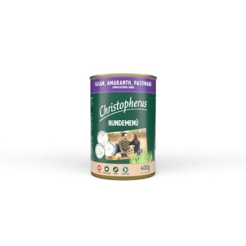 ARDEBO.de Christopherus Dose Menue Adult mit Fasan, Amaranth, Pastinake 400g