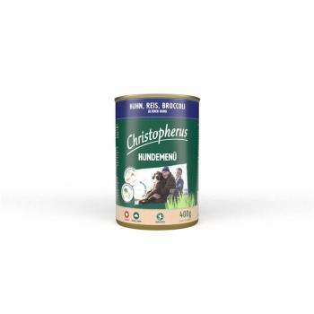 ARDEBO.de Christopherus Dose Menue Senior mit Huhn, Reis, Broccoli 400g