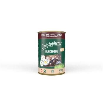 ARDEBO.de Christopherus Dose Menue Senior mit Ente, Kartoffel, Spinat 400g