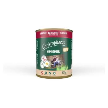 ARDEBO.de Christopherus Dose Menue Adult mit Rentier, Kartoffel, Zuccini 800g