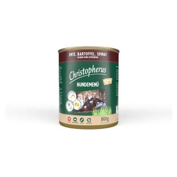 ARDEBO.de Christopherus Dose Menue Senior mit Ente, Kartoffel, Spinat 800g